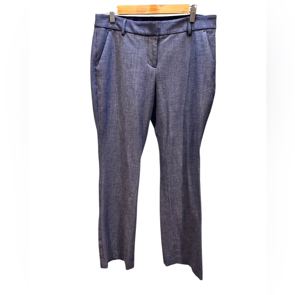 Express Columnist Barely Boot Mid-rise Stretch Pant Blue Size 8P